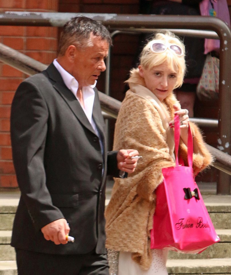  Henderson, pictured with his partner Jennifer Dunn outside court, was sentenced to 12 years in prison