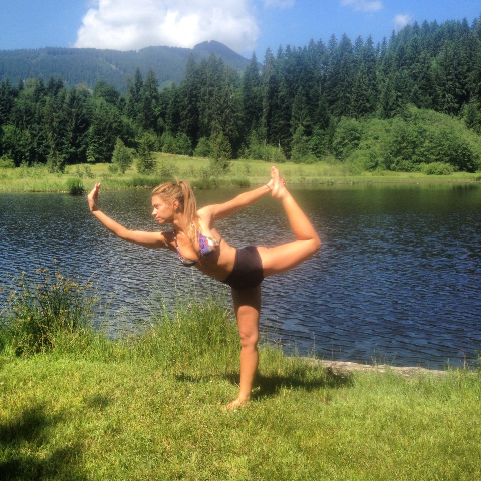  Gieringer Weiher Lake makes for a scenic yoga spot