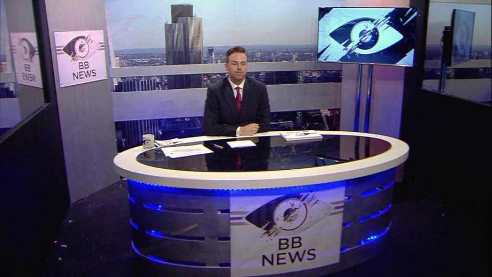  Andy acted as anchor for the special news report