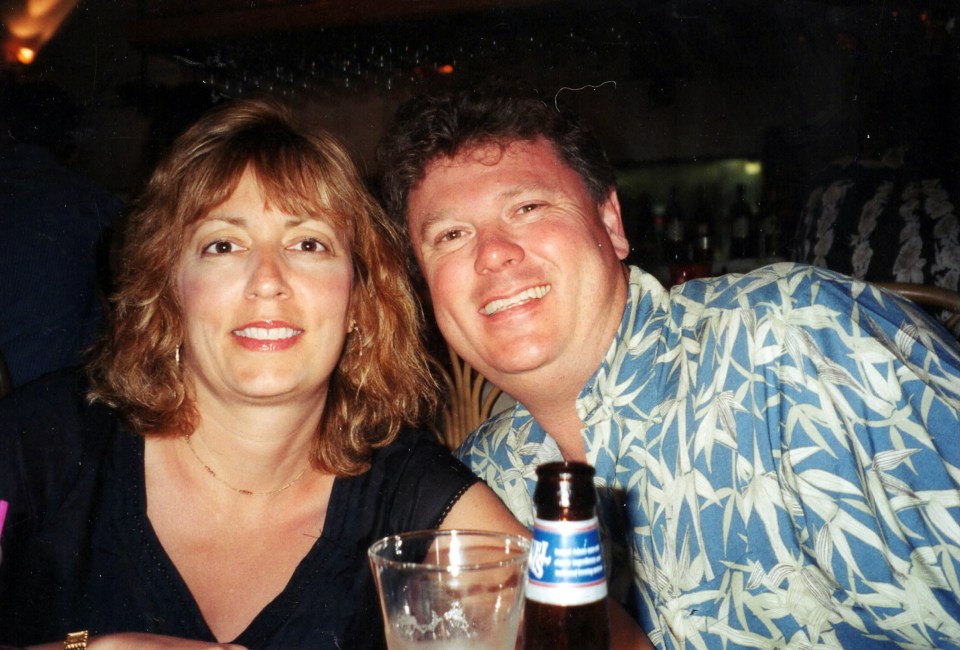 Diane, pictured with her husband Rick, had spent years trying to track down her sibling