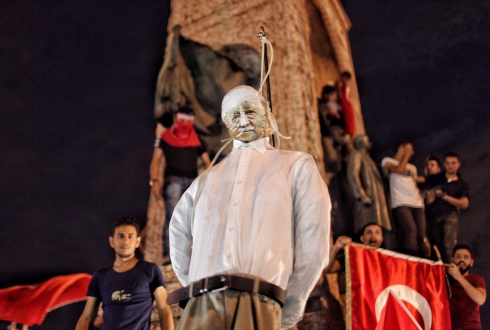 Erdogan Supporters Gather In The Streets