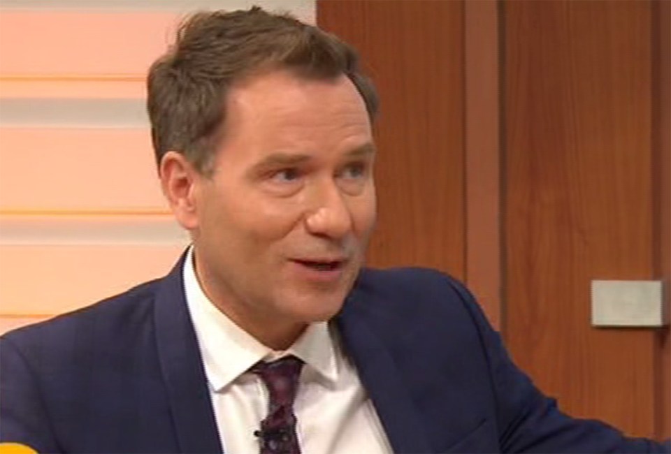 GMB entertainment reporter Richard Arnold joined in with the banter