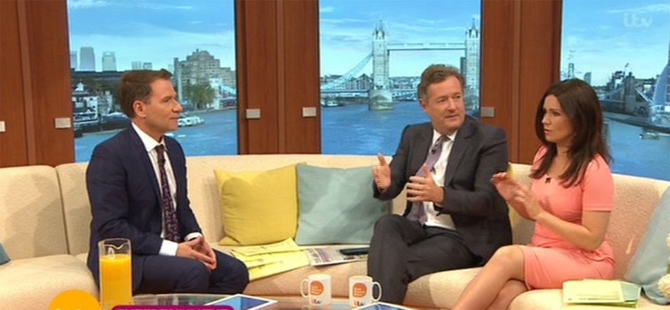 Piers was then told off by co-host Susannah Reid