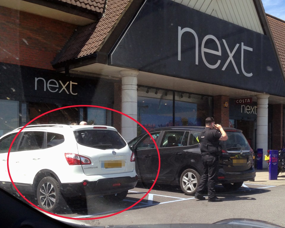  A woman locked her child in her car as she shopped on the hottest day of the year