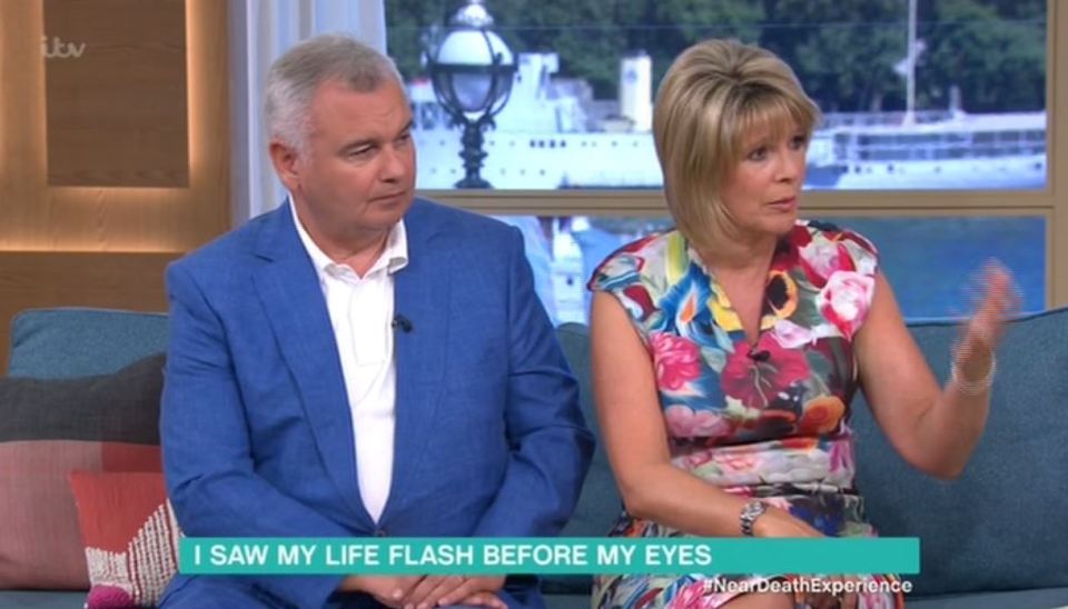 Ruth Langsford and Eamonn Holmes listened intently to Alison's story 