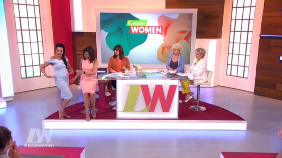 Steph opened up about her pregnancy on Loose Women this week