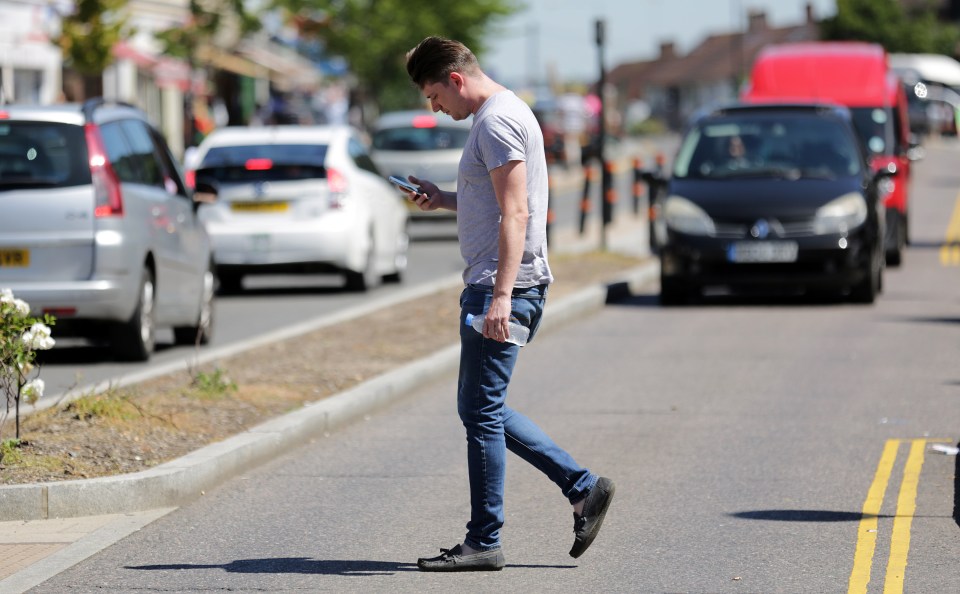 He recently walked five miles hunting for characters when he was meant to be out with his mates 