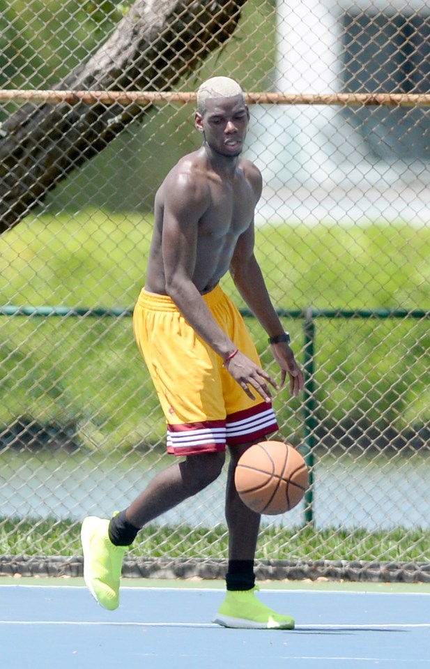 Paul Pogba is currently enjoying his summer holiday in Miami