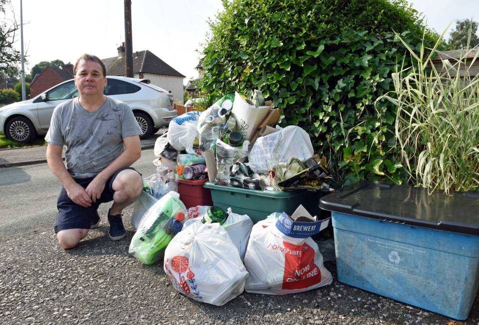  They diligently tried to recycle everything possible but have given up after the problems