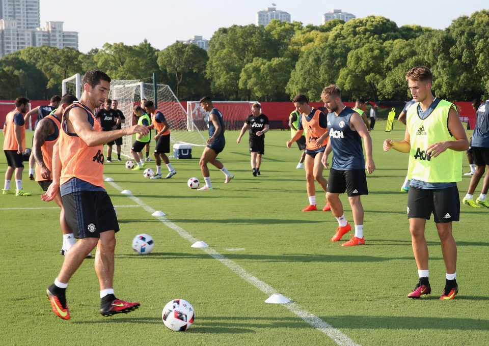  Mourinho has been putting his players through their paces