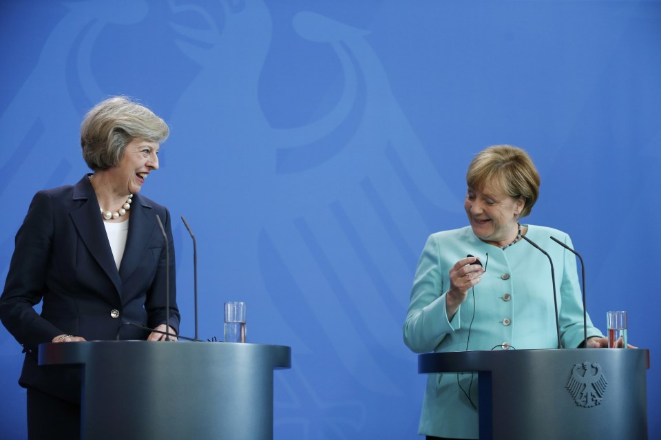  Theresa May and Angela Merkel both vowed to play hardball on Brexit