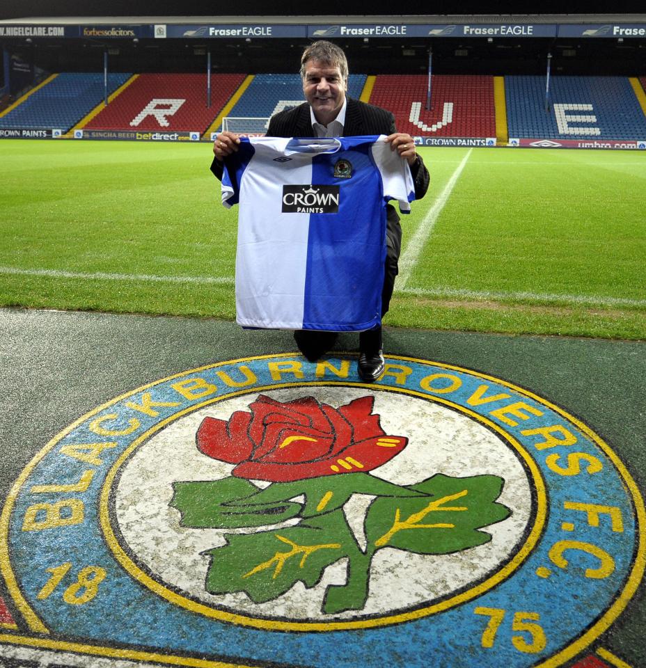 Allardyce took over at Blackburn but always felt he was talented enough to work at a higher level