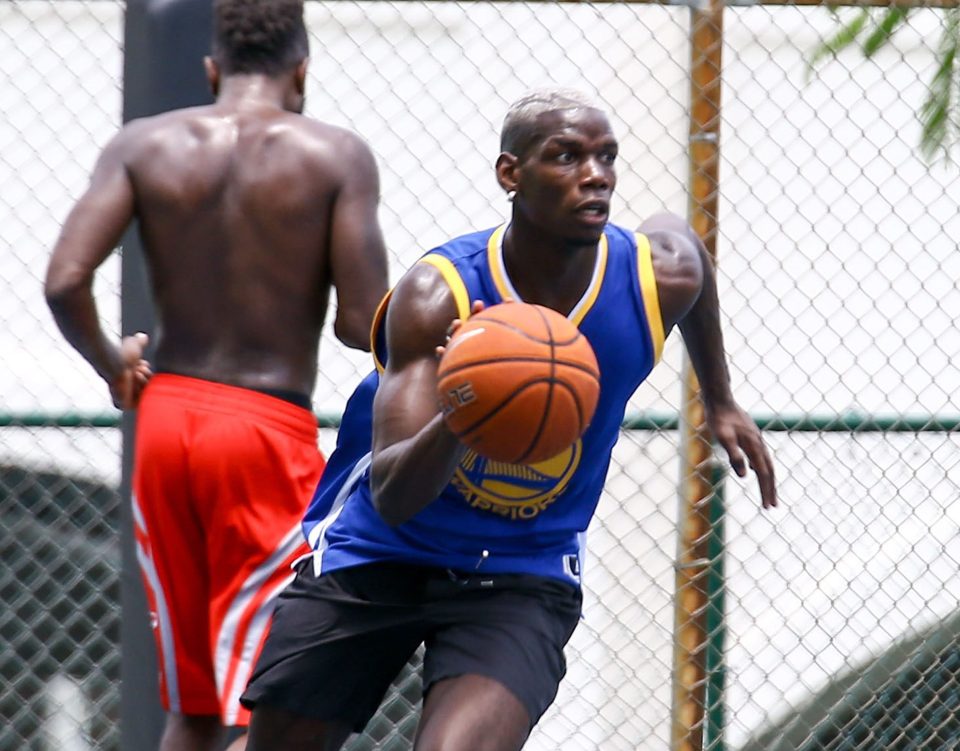 Paul Pogba Plays Basketball With Some Friends In Miami