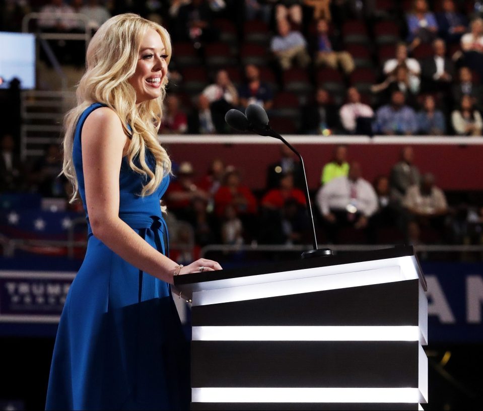  Taking to the stage at the Republican National Convention