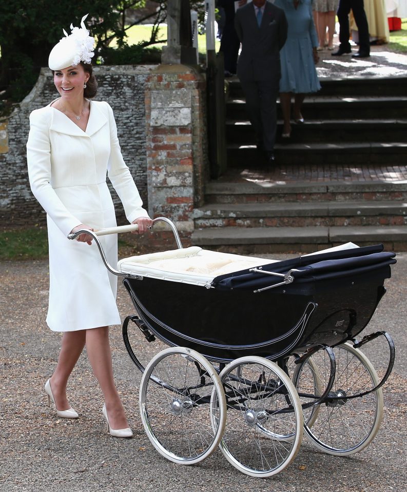 The Silver Cross pram is Kates go-to pushchair 