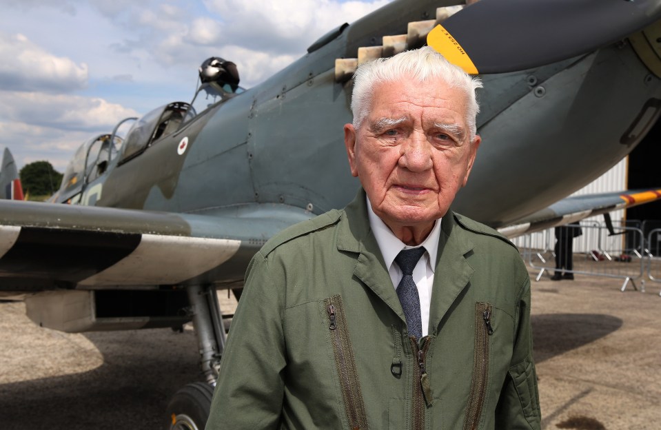  Emil said it was his "dream" to take the controls of a Supermarine Spitfire