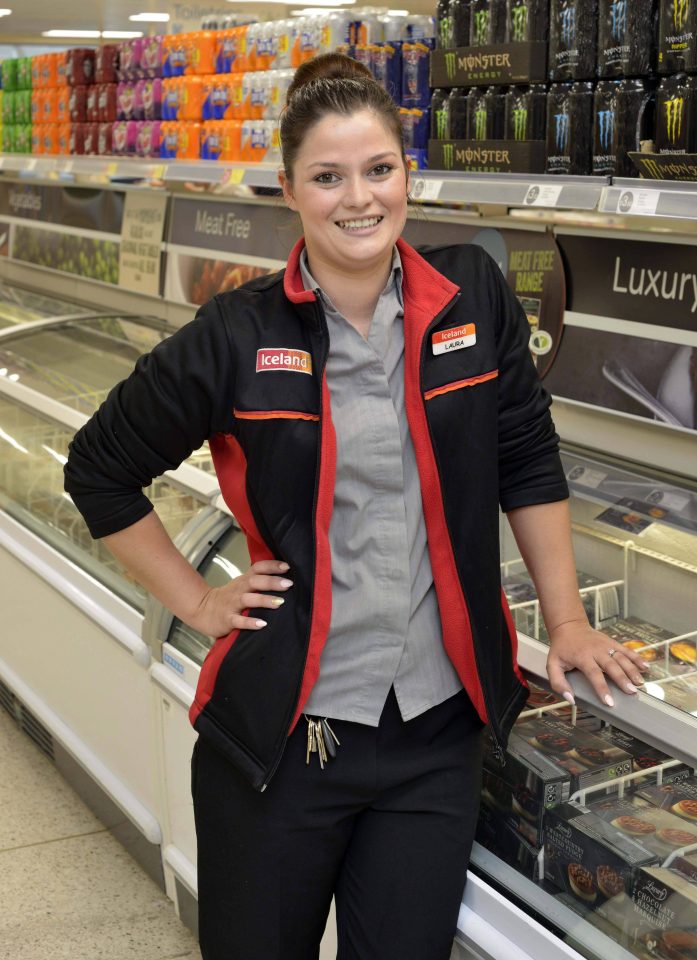  Laura Dennington joined Iceland in 2008 as a temp... and is now store manager