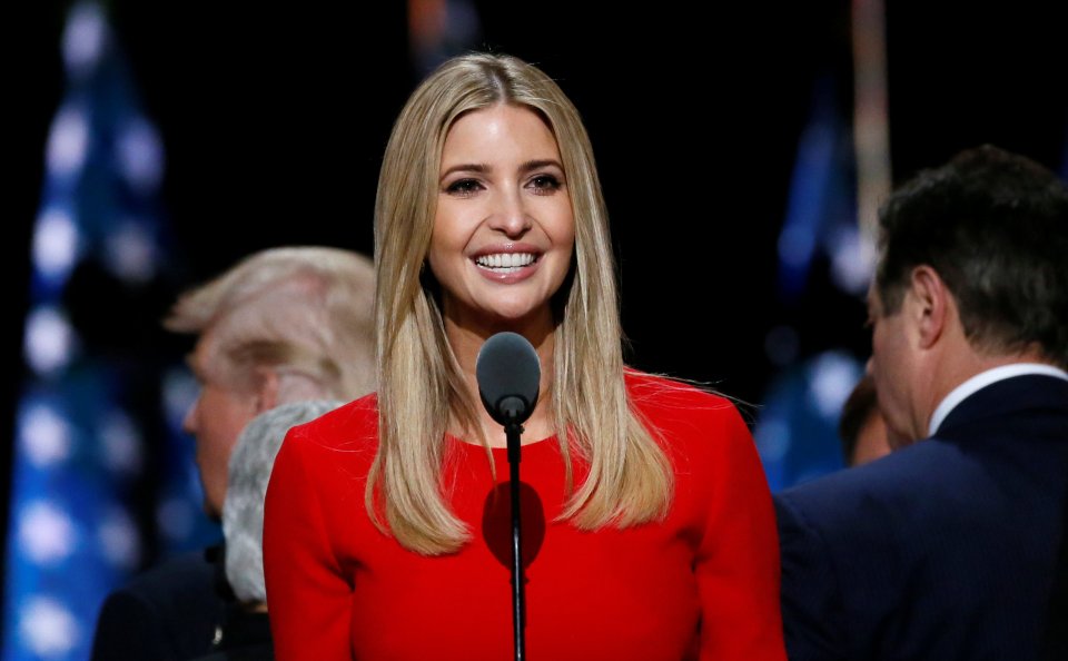  He was introduced to the arena by his daughter Ivanka