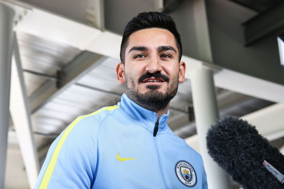 Borussia Dortmund's Ilkay Gundogan was Guardiola's first City signing