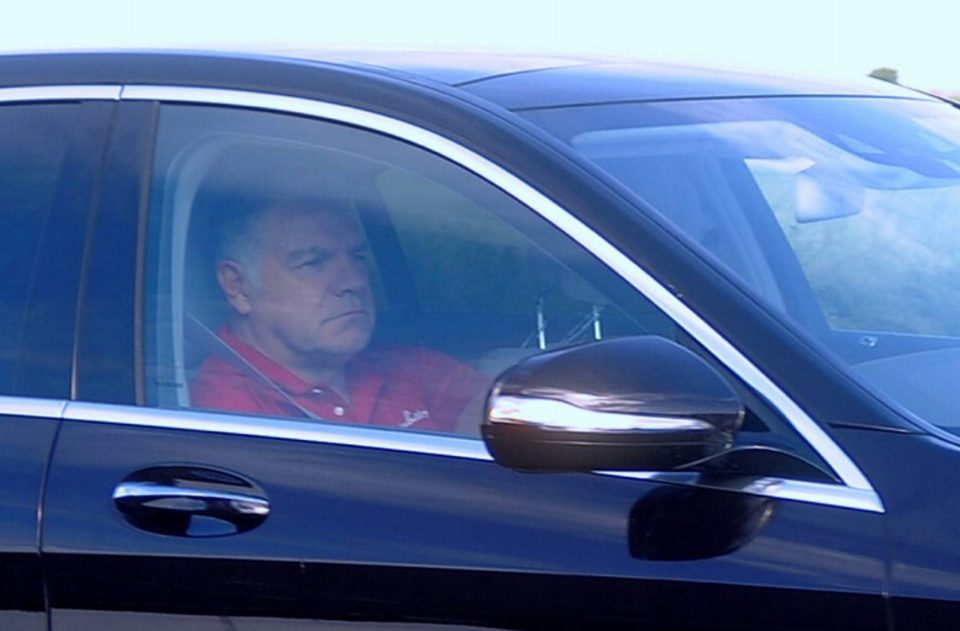 Sam Allardyce arrived at Sunderland training this morning before the club agreed a compensation deal with the FA