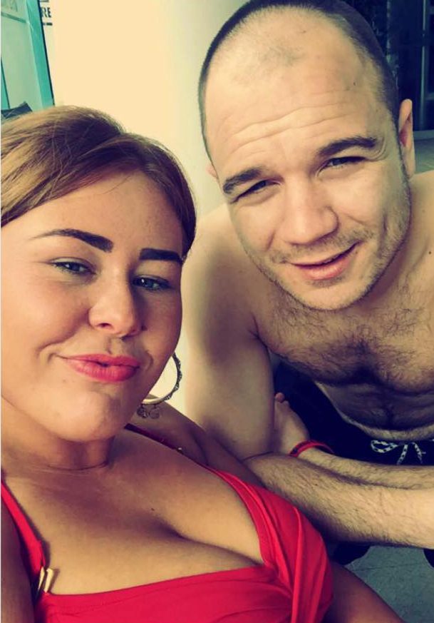 Joel Jason's pictured here with his girlfriend Katie who is worried about his welfare in prison