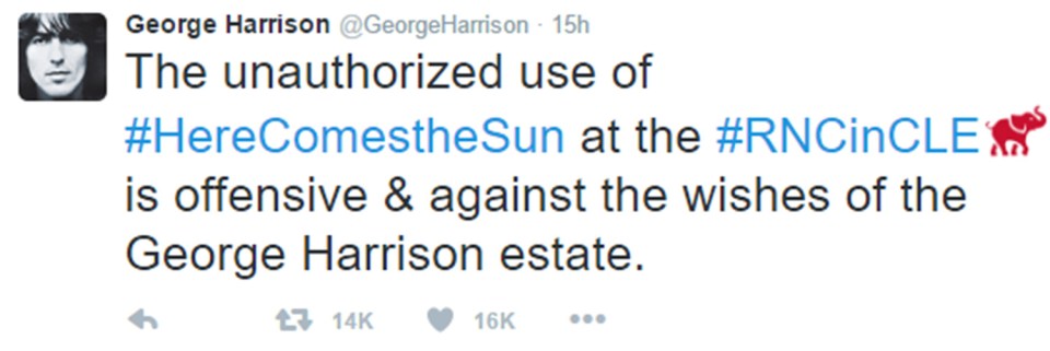  Harrison died in 2001, and never showed an allegiance to any major party. However, he did support a number of humanitarian causes, and a also the Natural Law Party, which was founded in 1992