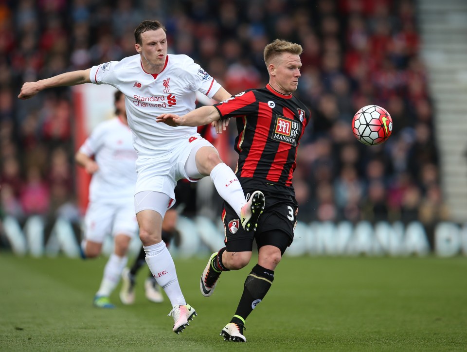 Smith in action against Bournemouth last season