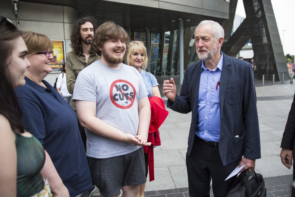 Jeremy was defiant when he addressed supporters saying Labour needed to change