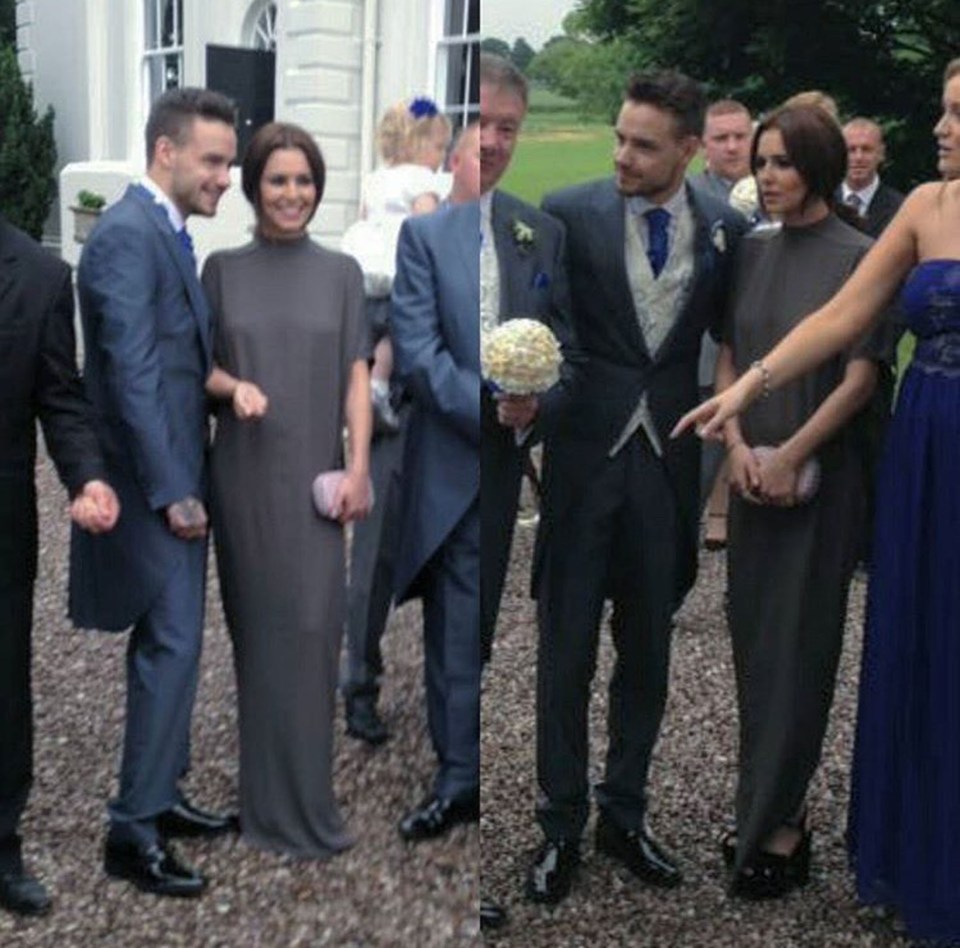  Cheryl definitely didn't upstage the bride when Liam's sister got married