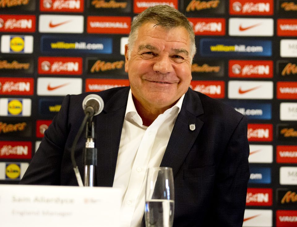  Allardyce says he fits the chair of England boss and has vowed to deliver