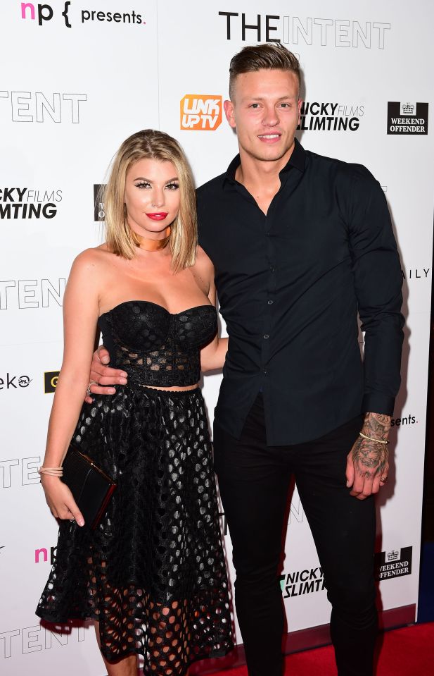 Alex and Olivia stepped out for The Intent premiere in London last night