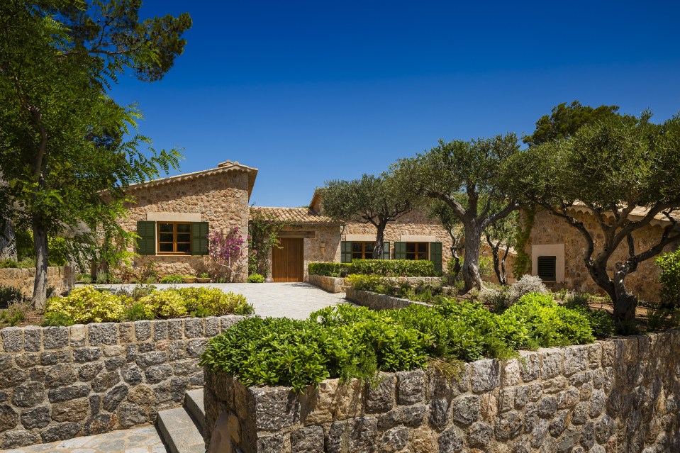 The villas are set in a classic Mallorcan resort, surrounded by lush olive groves and vineyards 