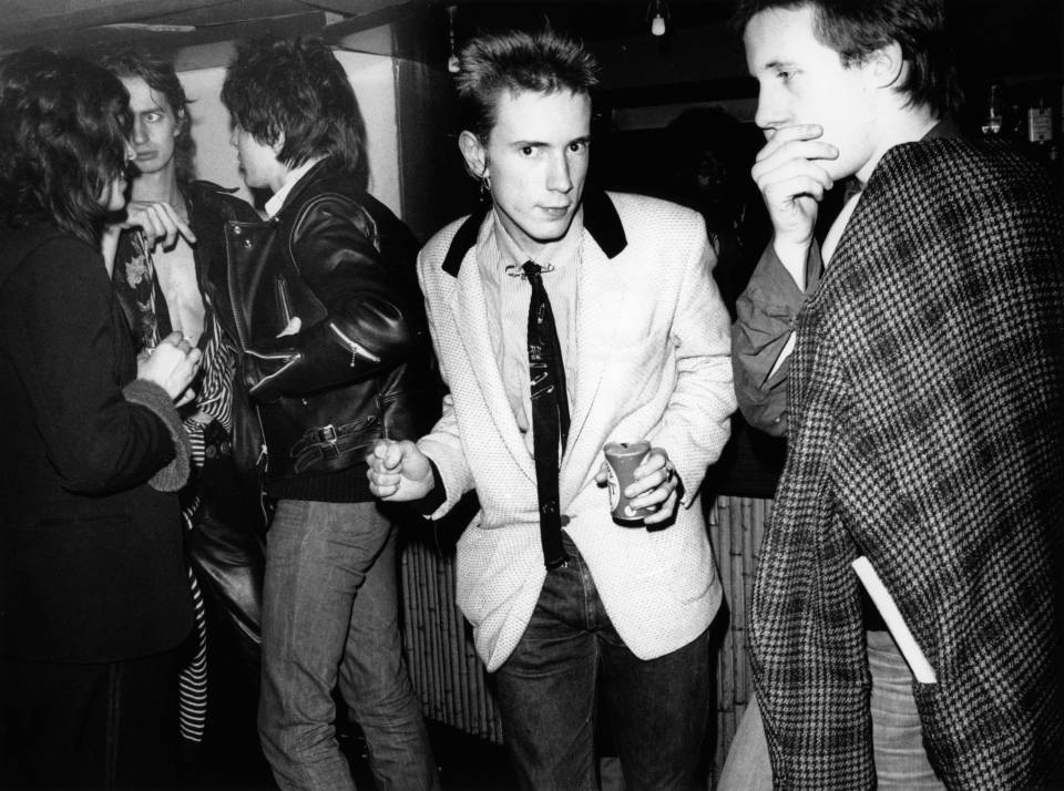  Johnny Rotten in Roxy Club