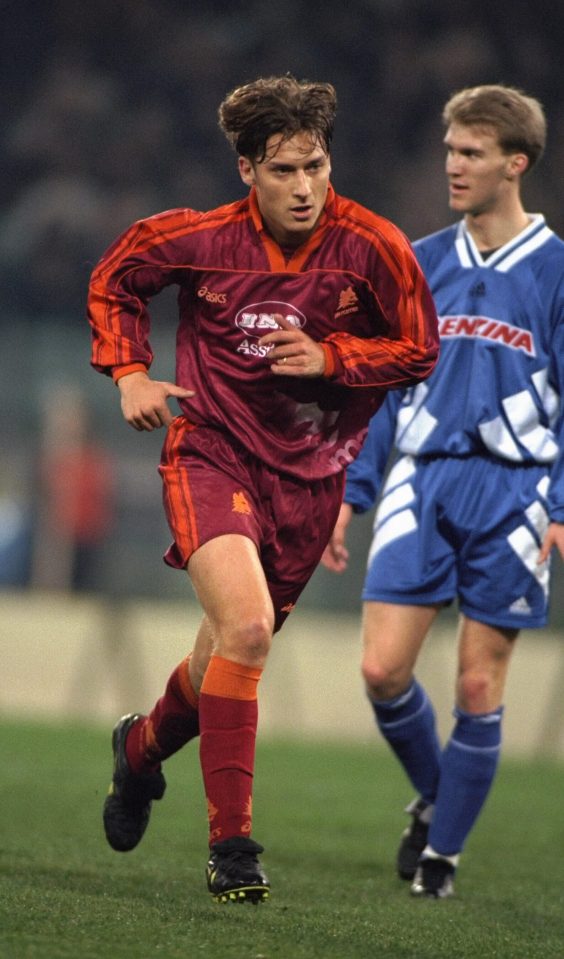  Francesco Totti has spent his entire career with Roma and is set to end it with the Serie A giants