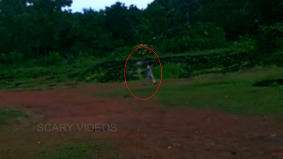 The spooky clip is just one of many alleged ghost sighting videos to be shared online recently