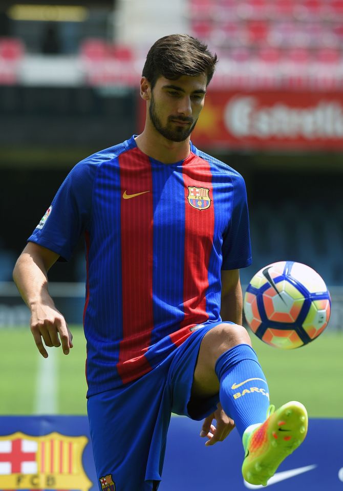  Portugal midfielder Andre Gomes has moved from Valencia to Barcelona for over £40million to offer even more competition to the Catalan midfield