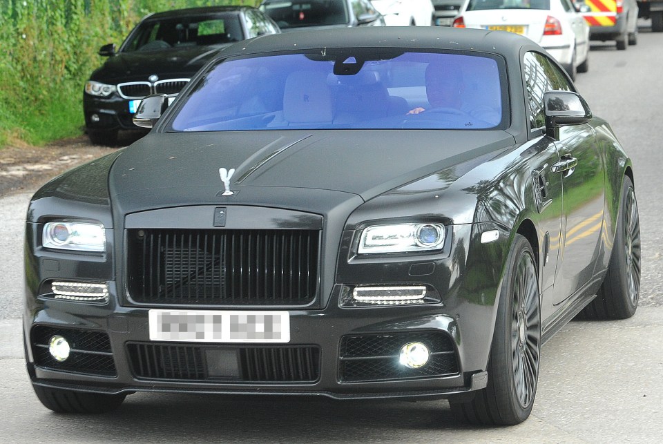 Memphis Depay's £250,000 Rolls Royce will have raised eyebrows