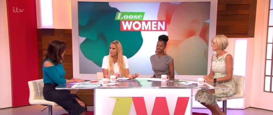 She made the admission on Loose Women today