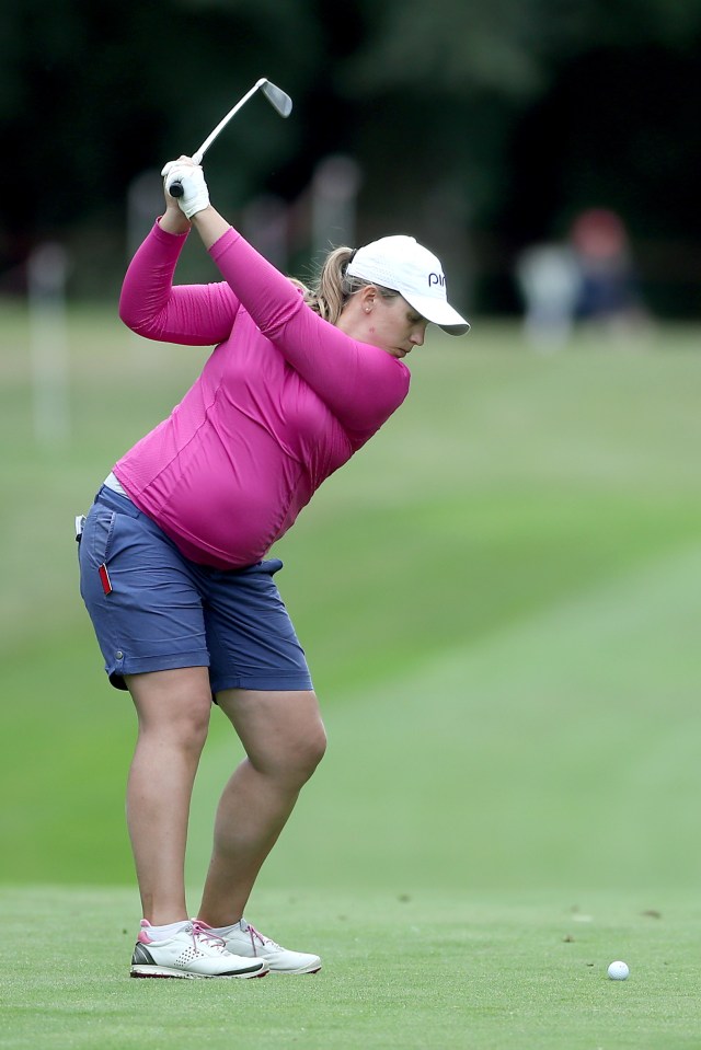 Seventh-month pregnant Liz Young has a chance of making the cut at this year's Women's British Open at Woburn