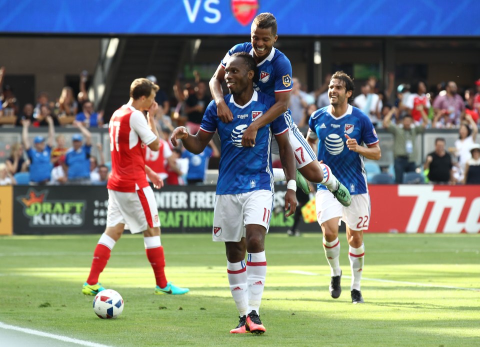  Didier Drogba netted his sixteenth goal in as many games against Arsenal