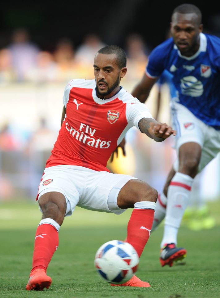  Theo Walcott was criticised for his under-par performance