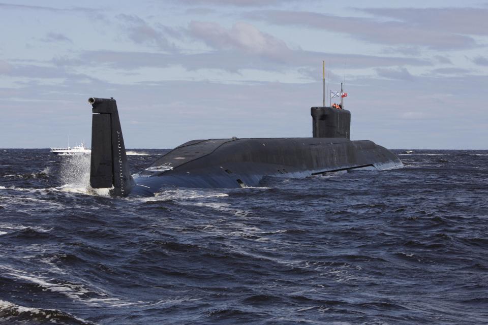 A new Russian nuclear submarine, the Yur