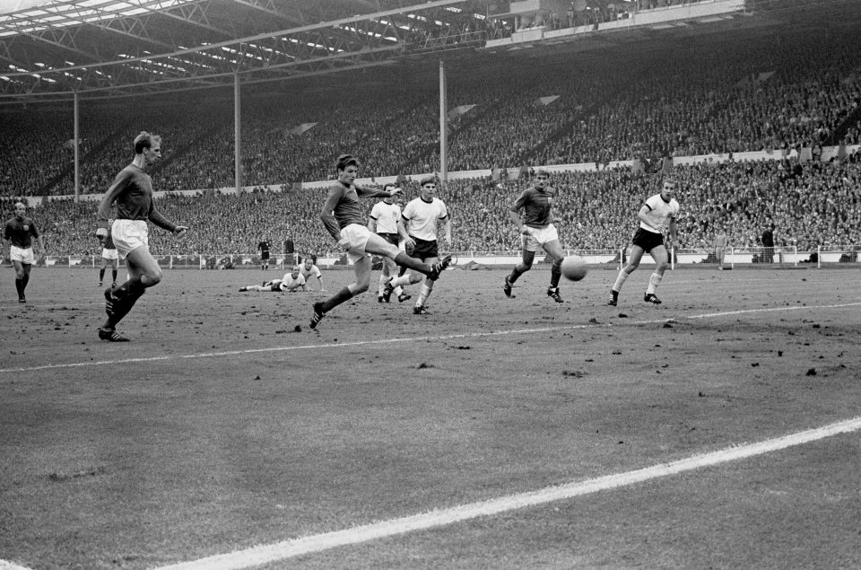 Hammers midfielder Martin peters bagged the second goal as England beat West Germany 4-2 in 1966