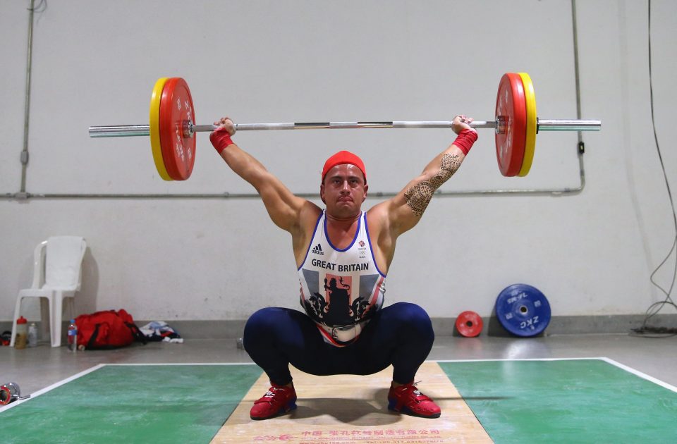 Webster is the only British man in the weightlifting at the Olympics this year