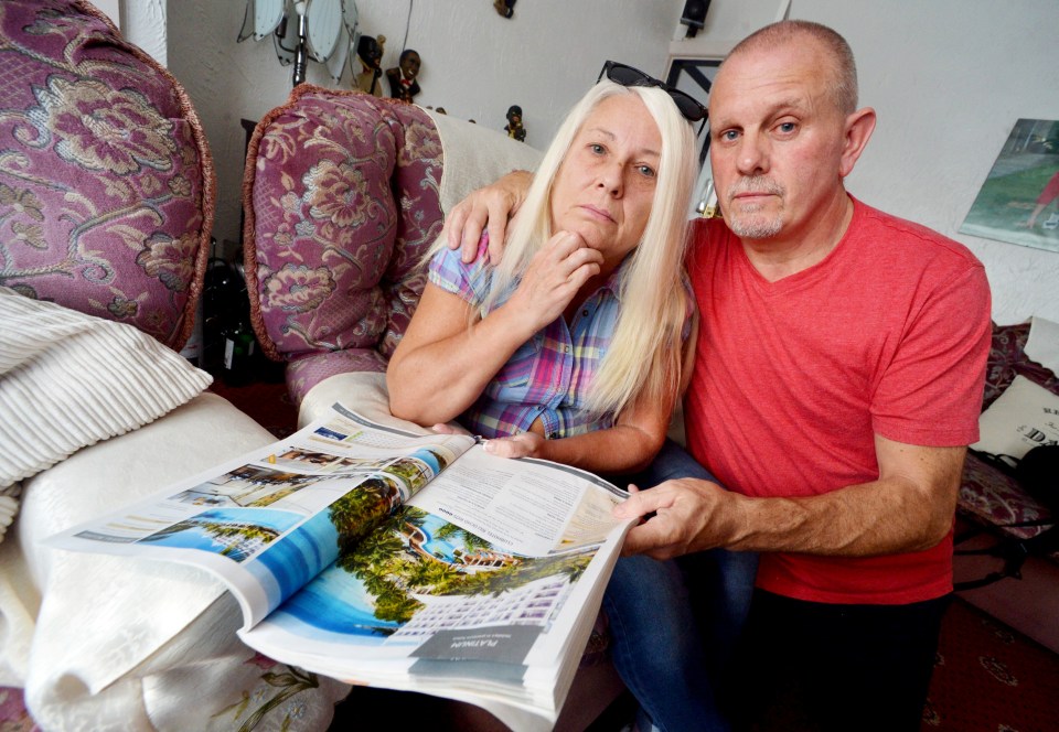  Phil and Linda Coupe said construction work ruined their holiday