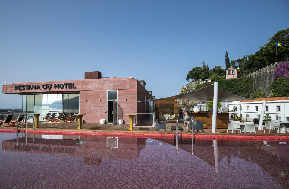  The sprawling hotel is set in Madeira, where the global sporting icon grew up and first fell in love with the beautiful game