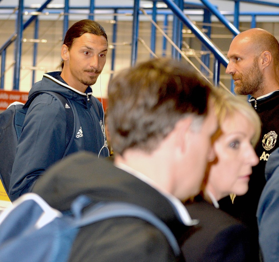 Zlatan Ibrahimovic arrives in Sweden with his career-long personal physio Dario Fort who joins him at Man United to help keep him fit and firing