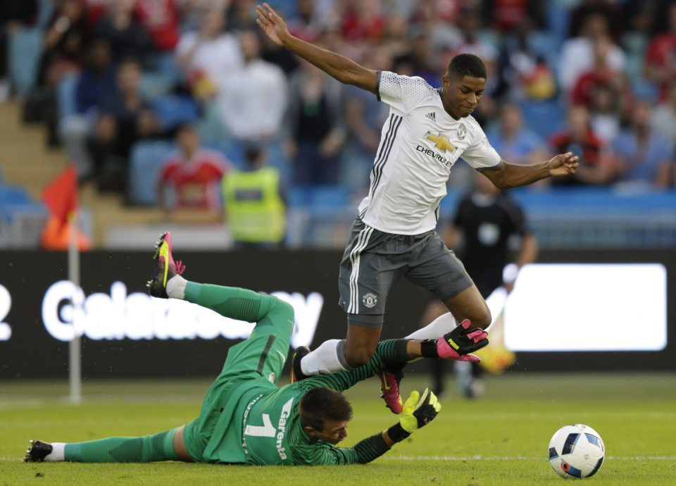 Rashford shone without scoring as United beat Galatasaray 5-2 in Sweden