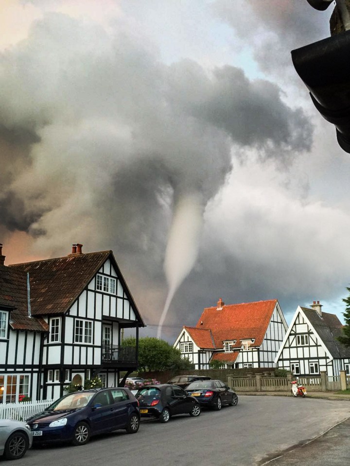  The amazing tornado over Thorpeness, Suffolk