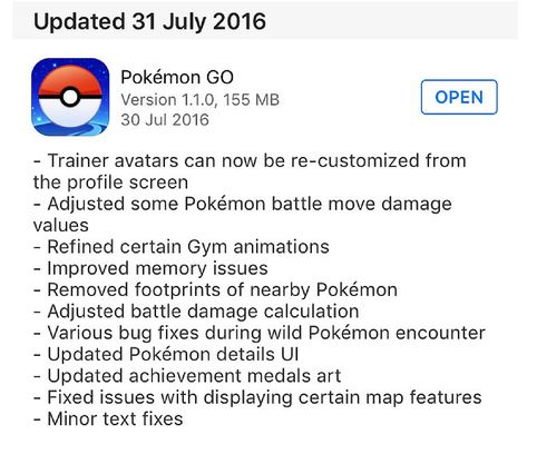  The removal of both features has been left off the official upgrade information on both the Apple App Store and Google Play Store